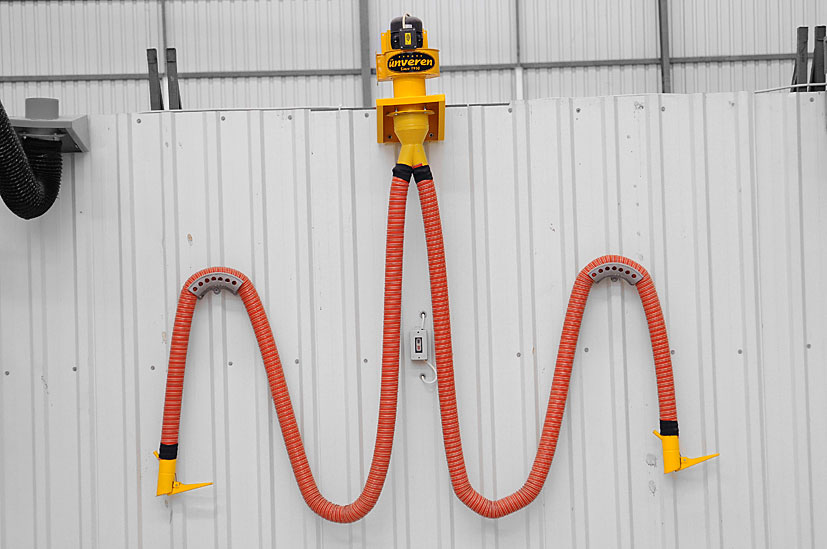 Double Suction Wall Mounted Exhaust Gas Extraction Units