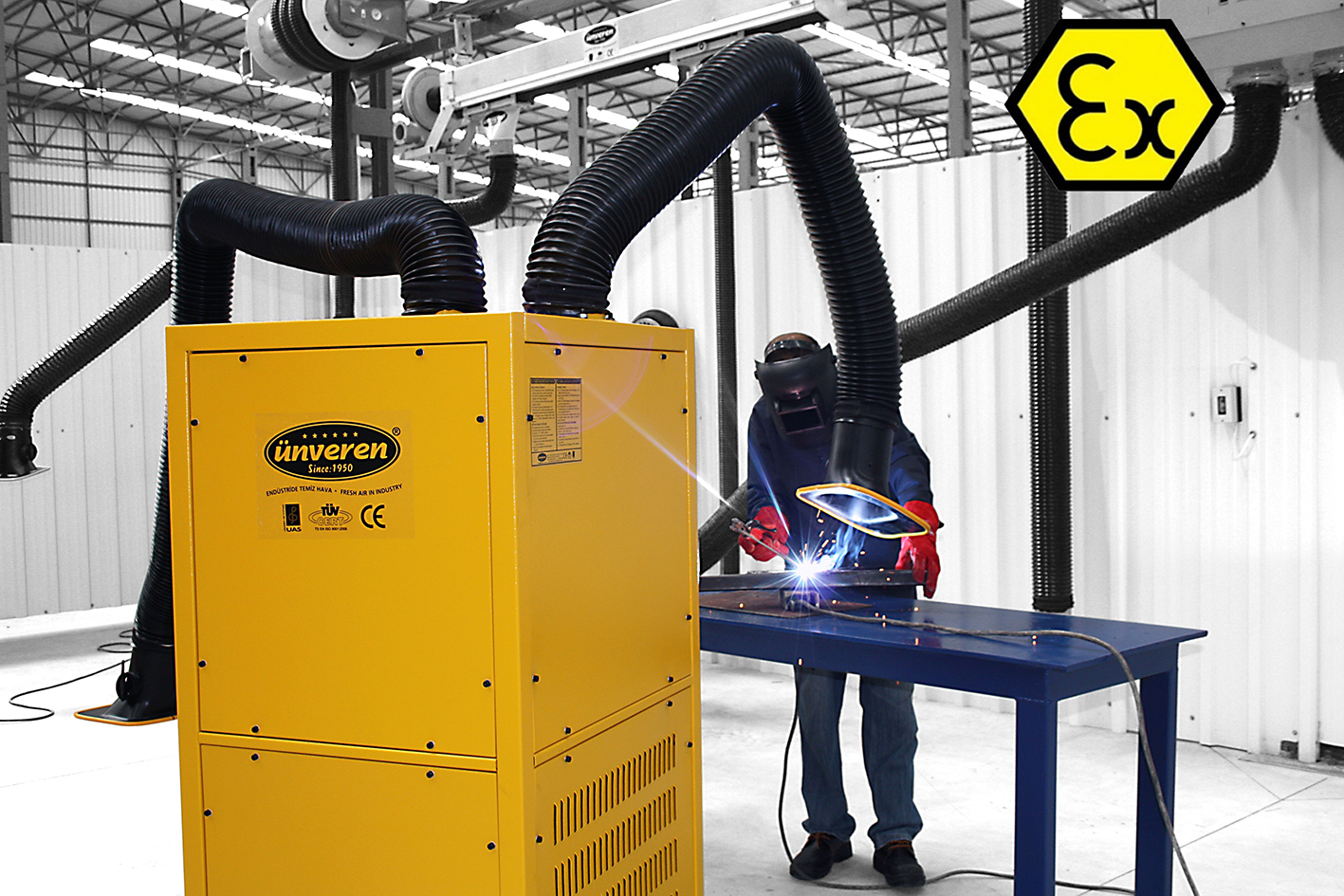 Otomatik Temizlemeli Mobil Ex-Proof U-TEX Filtre Üniteleri