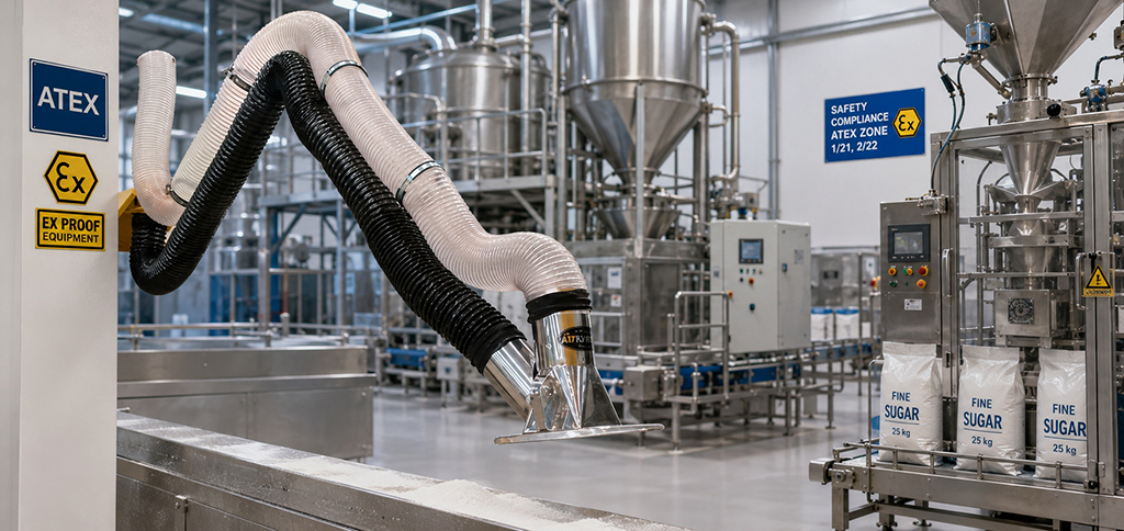 Ex-proof  UAS Akrobat Dust Suction Arms