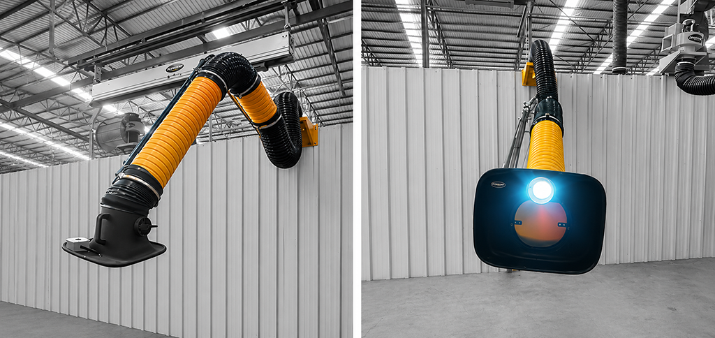 Pipe Acrobat exhaust arms